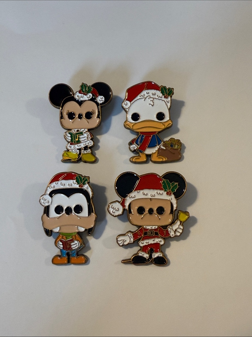 Funko Disney Mickey and Friends Christmas Pin Bundle